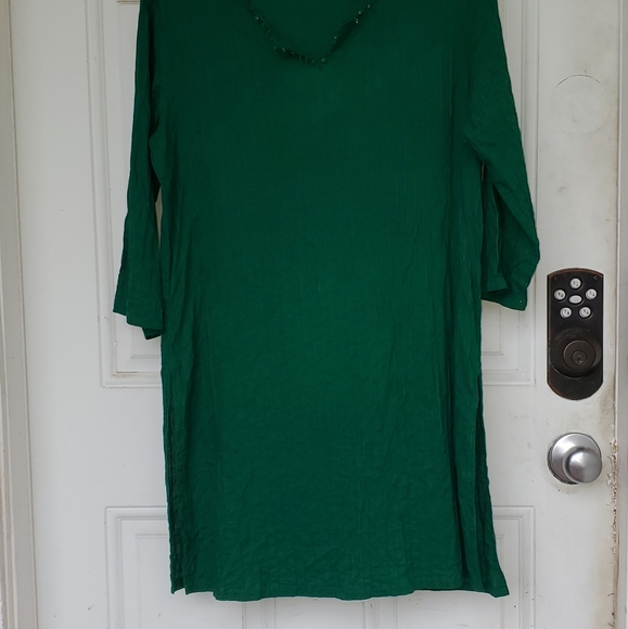 3/$30 Srishti 3/4 Sleeve Cotton Top - Picture 2 of 8